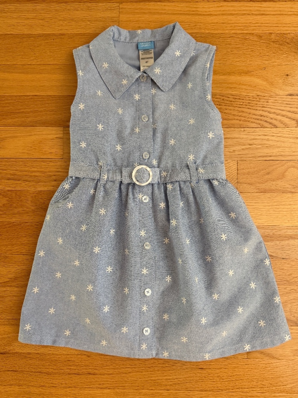 Draper James Sleeveless Dress Girls Size 4T Blue